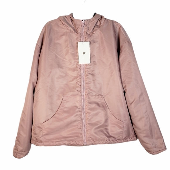 FABLETICS Cher Polar fleece jacket gorpcore reversible NWT - Picture 3 of 9